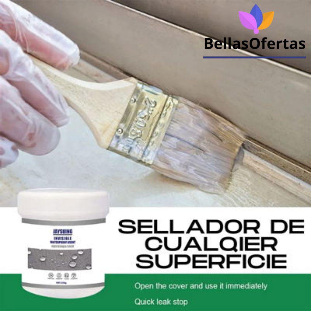 Sellador de grietas y hendiduras impermeable | 1L + Pincel Gratis